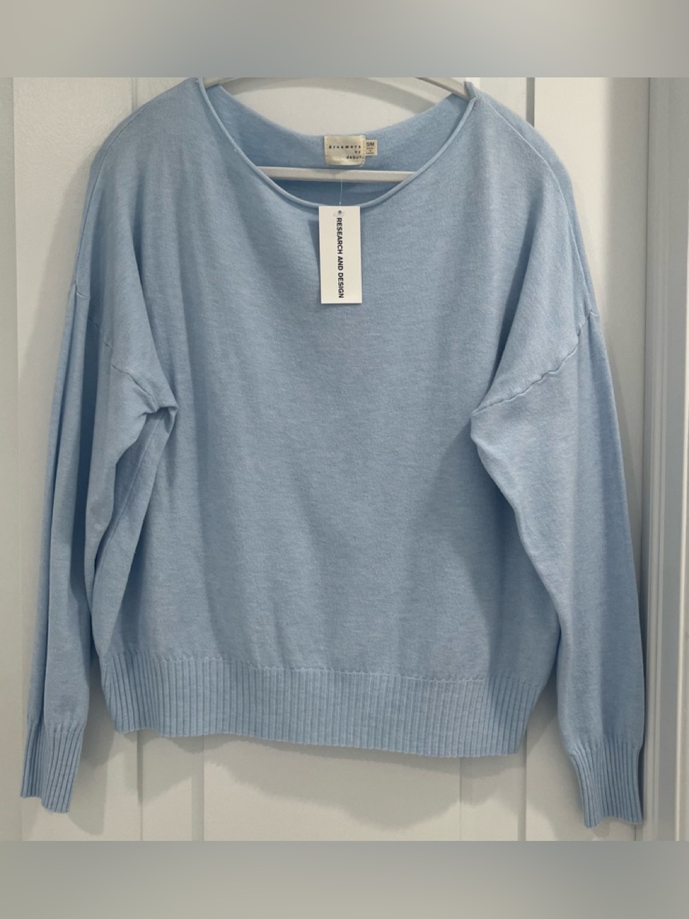 Dreamers by Debut Long-Sleeve Short Sweater, Size S/M, NWT